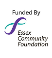 An image badge that says "Funded by Essex Community Foundation"